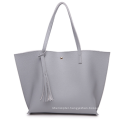 Wholesale 2019 New Lichee Pattern Handbag PU Hand Bag Women Leather Tote Bag